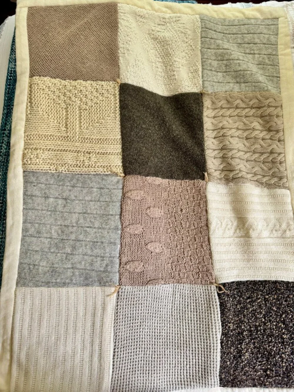 Upcycled Handmade Baby Lap Blanket